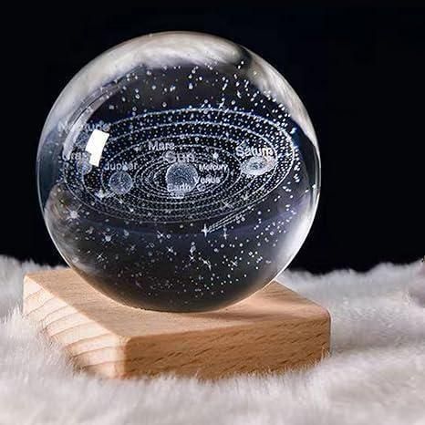 Celestara | 3D Crystal Lamp Ball(Assorted Design)