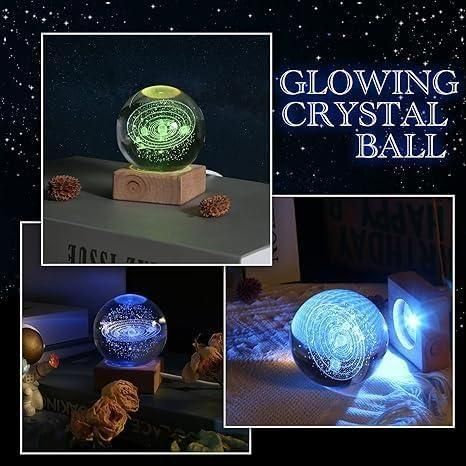 Celestara | 3D Crystal Lamp Ball(Assorted Design)